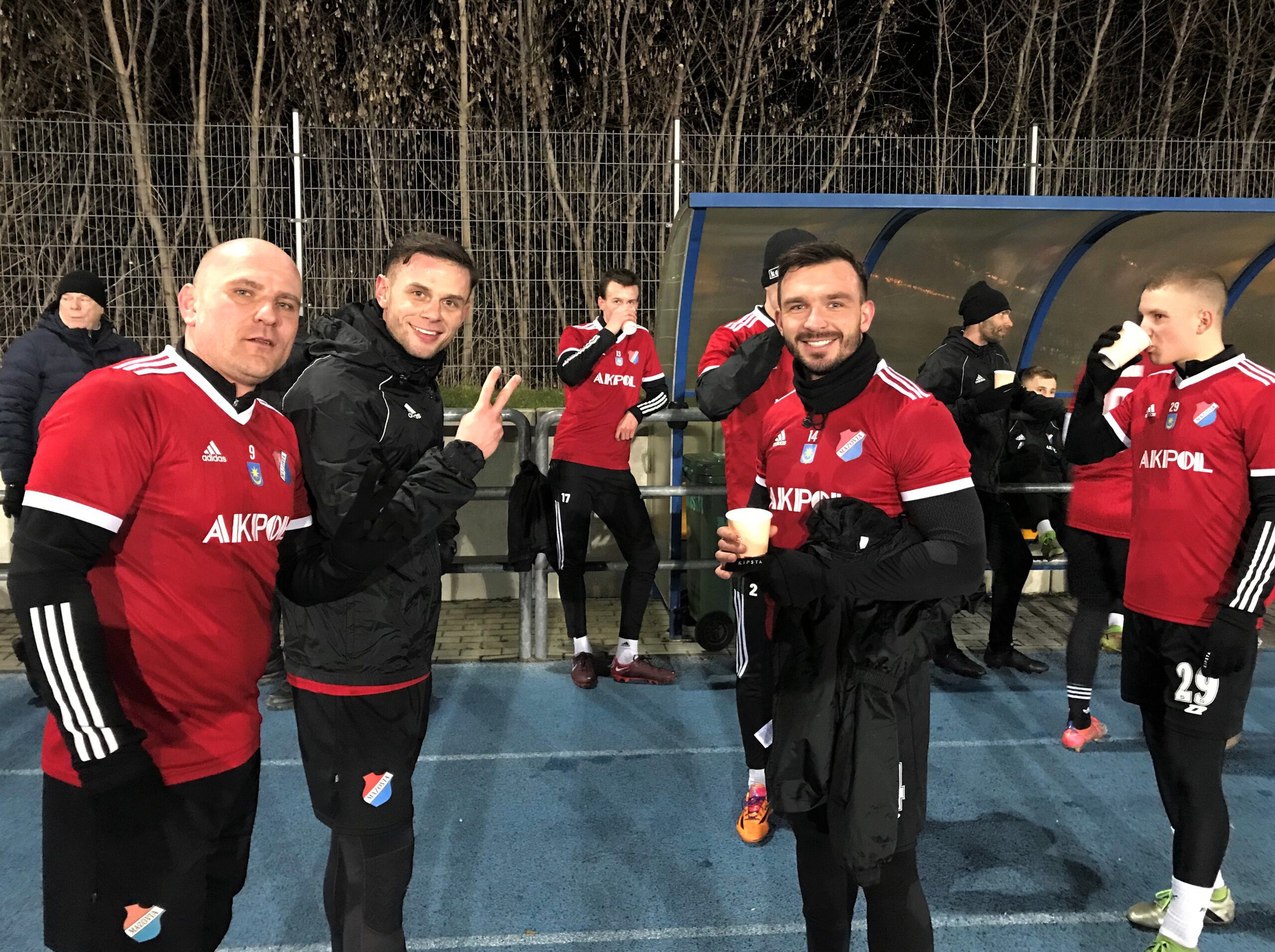 Trening strzelecki z Łukowem