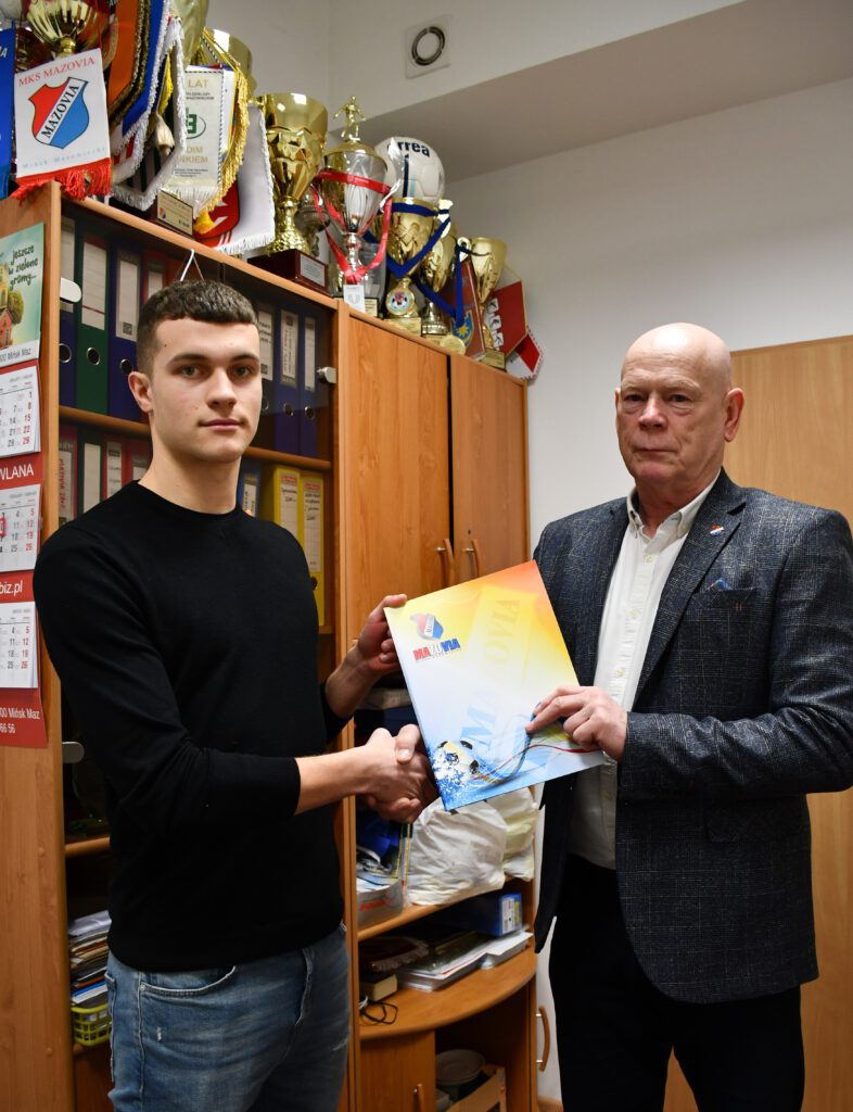 Borys Piotrowski w kadrze Mazovii 1 bor1