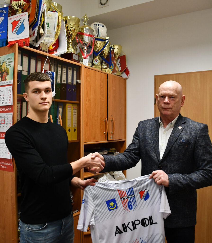 Borys Piotrowski w kadrze Mazovii 2 bor2
