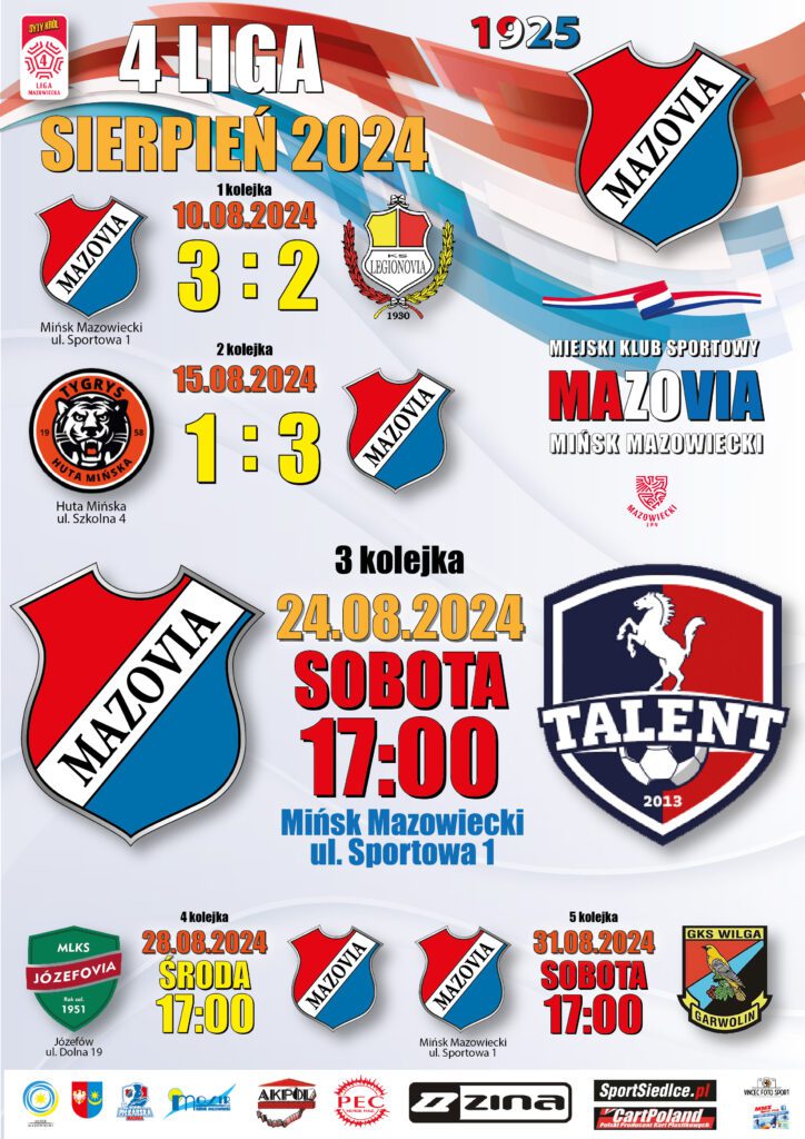 Trener Damian Guzek przed meczem z Talentem: doceniamy rywala, to dobry zespół 1 kalendarium sierpien2024wynik