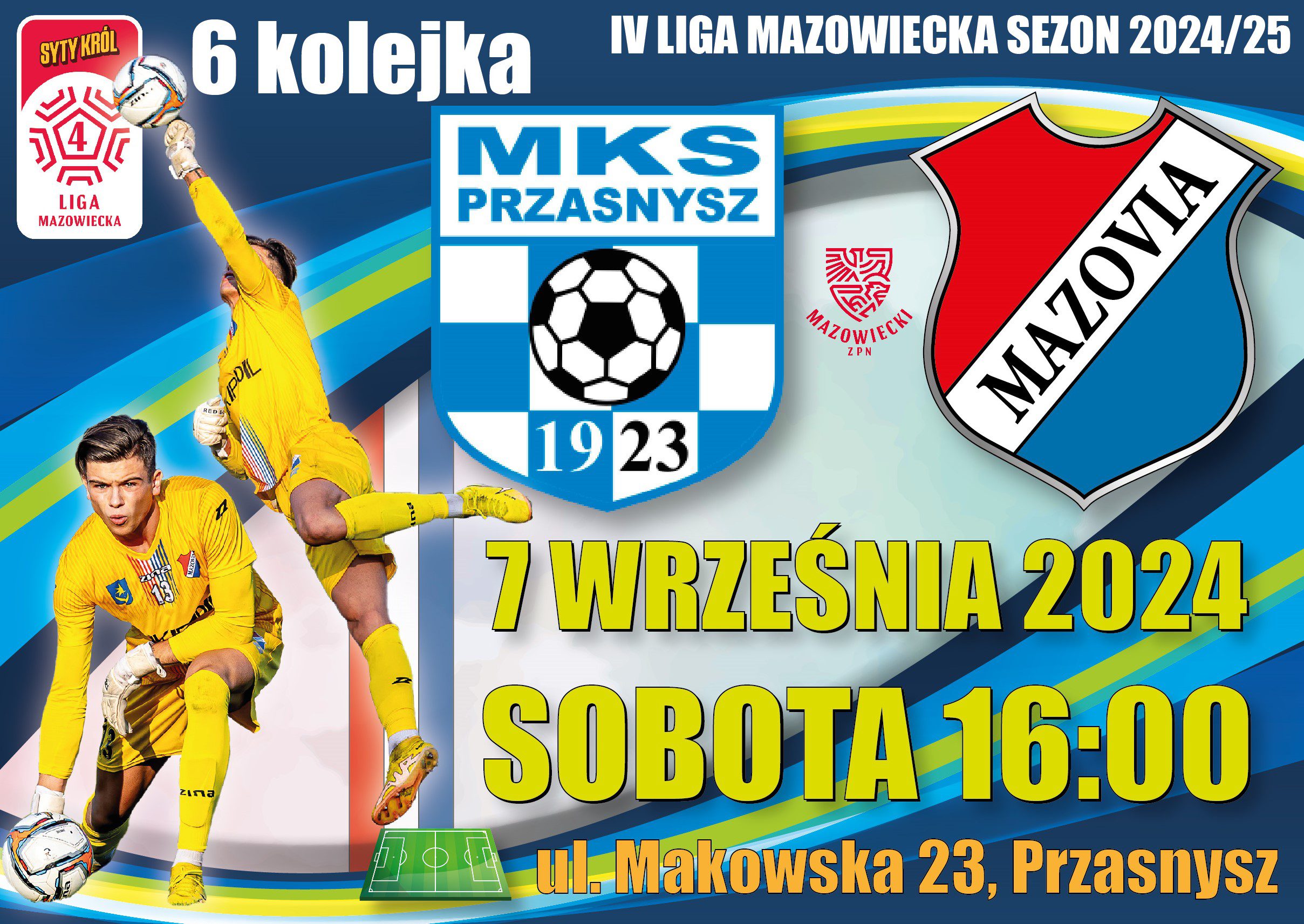 W sobotę Mazovia zagra w Przasnyszu