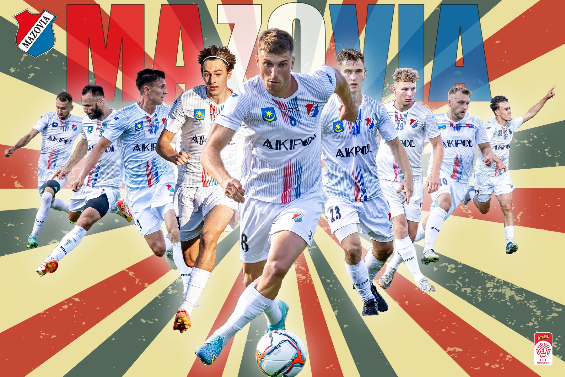 10 sierpniowych zwycięstw i 43 gole Mazovii!
