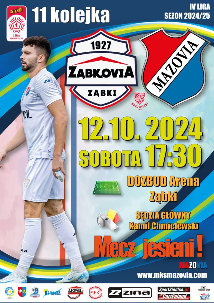 To już jutro… Byli piłkarze Mazovii: po zwycięstwo do Ząbek! 1 11 kolejka