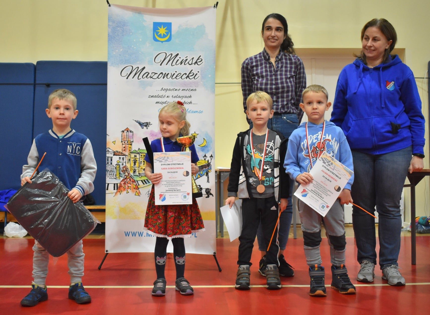 Sześć medali warcabistów Mazovii w Otwartych Mistrzostwach Mińska Mazowieckiego