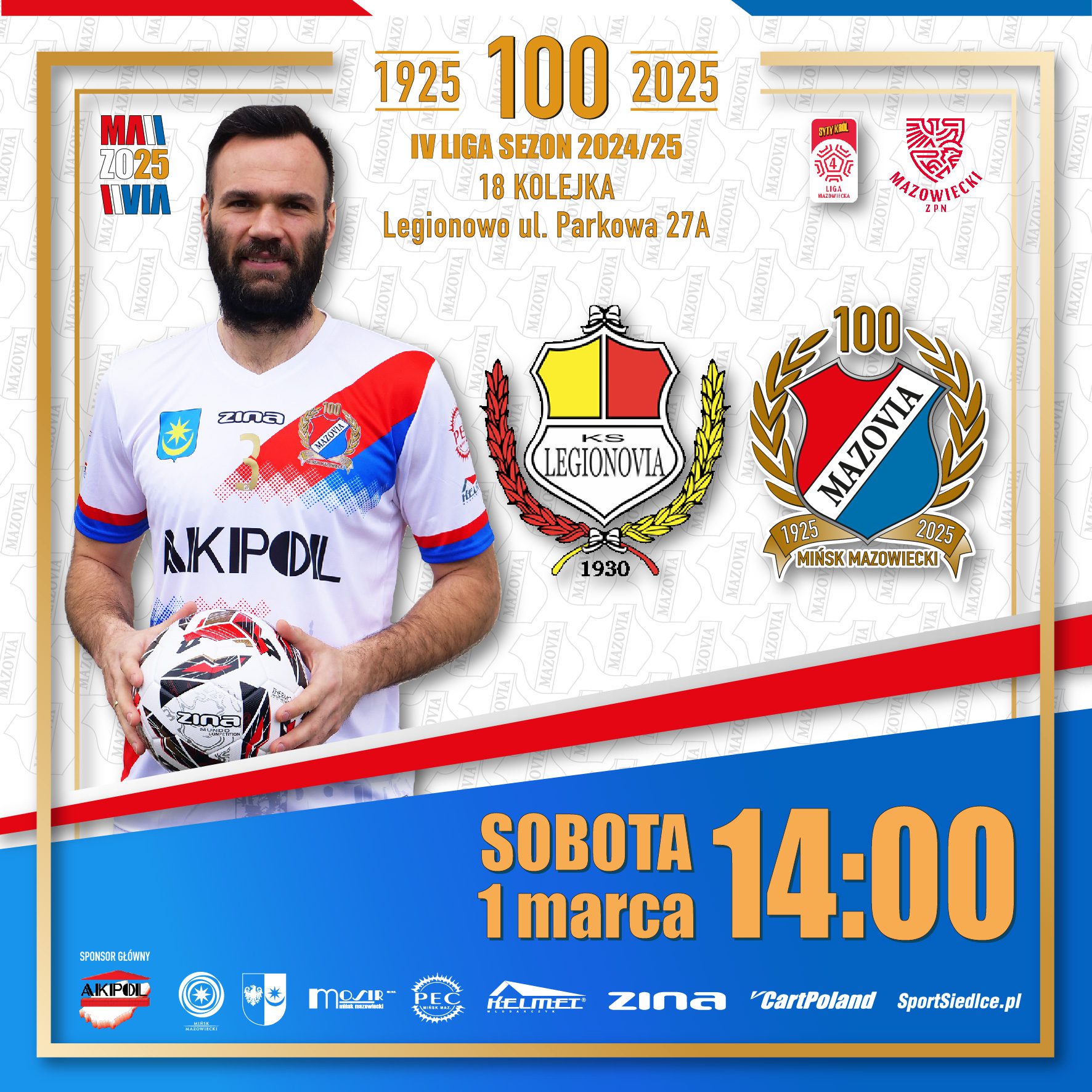 W sobotę Mazovia gra z Legionovią, która wzmocniła obronę