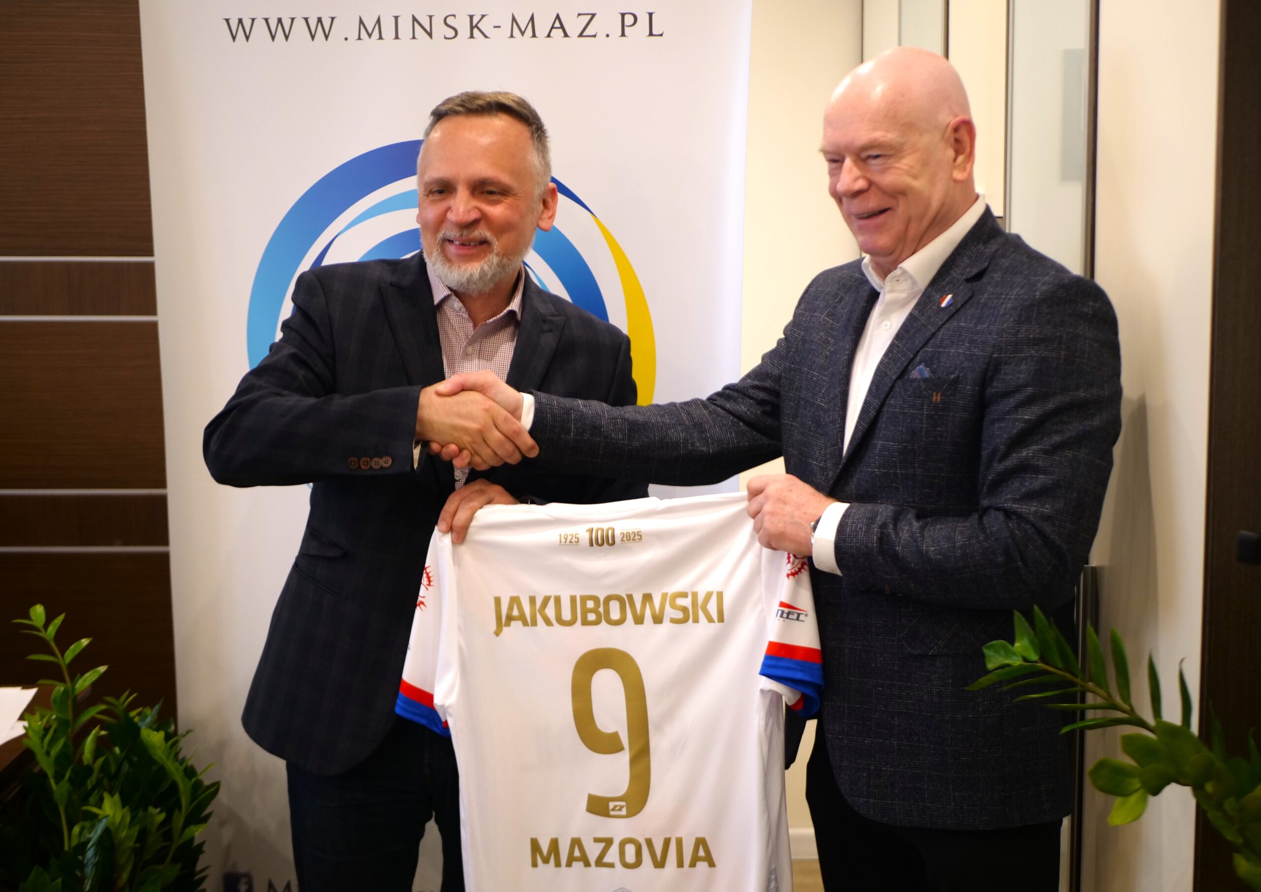 Z wizytą u Burmistrza Miasta Mińska Mazowieckiego Marcina Jakubowskiego