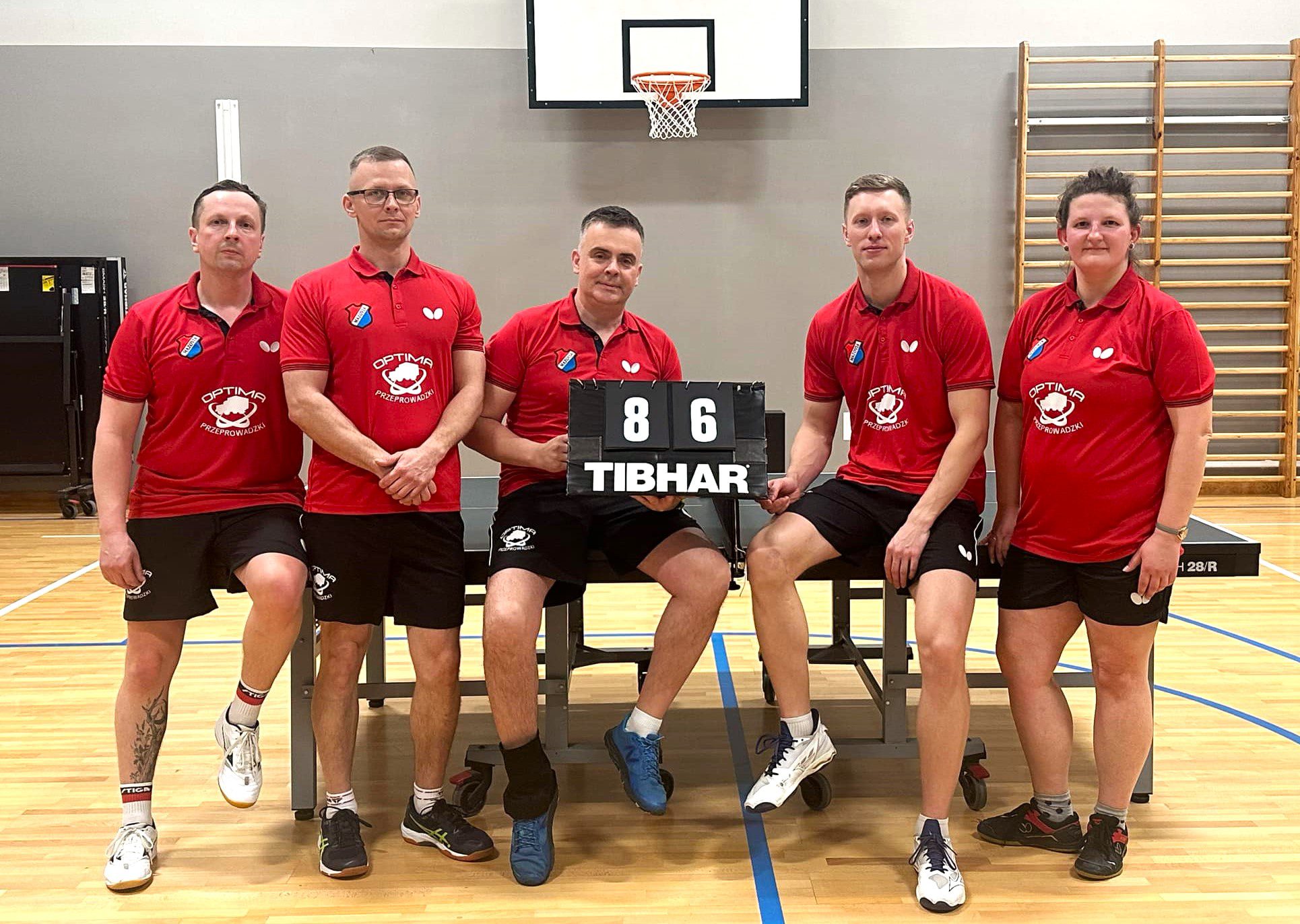 Świetny występ tenisistów stołowych Mazovii Mińsk Mazowiecki