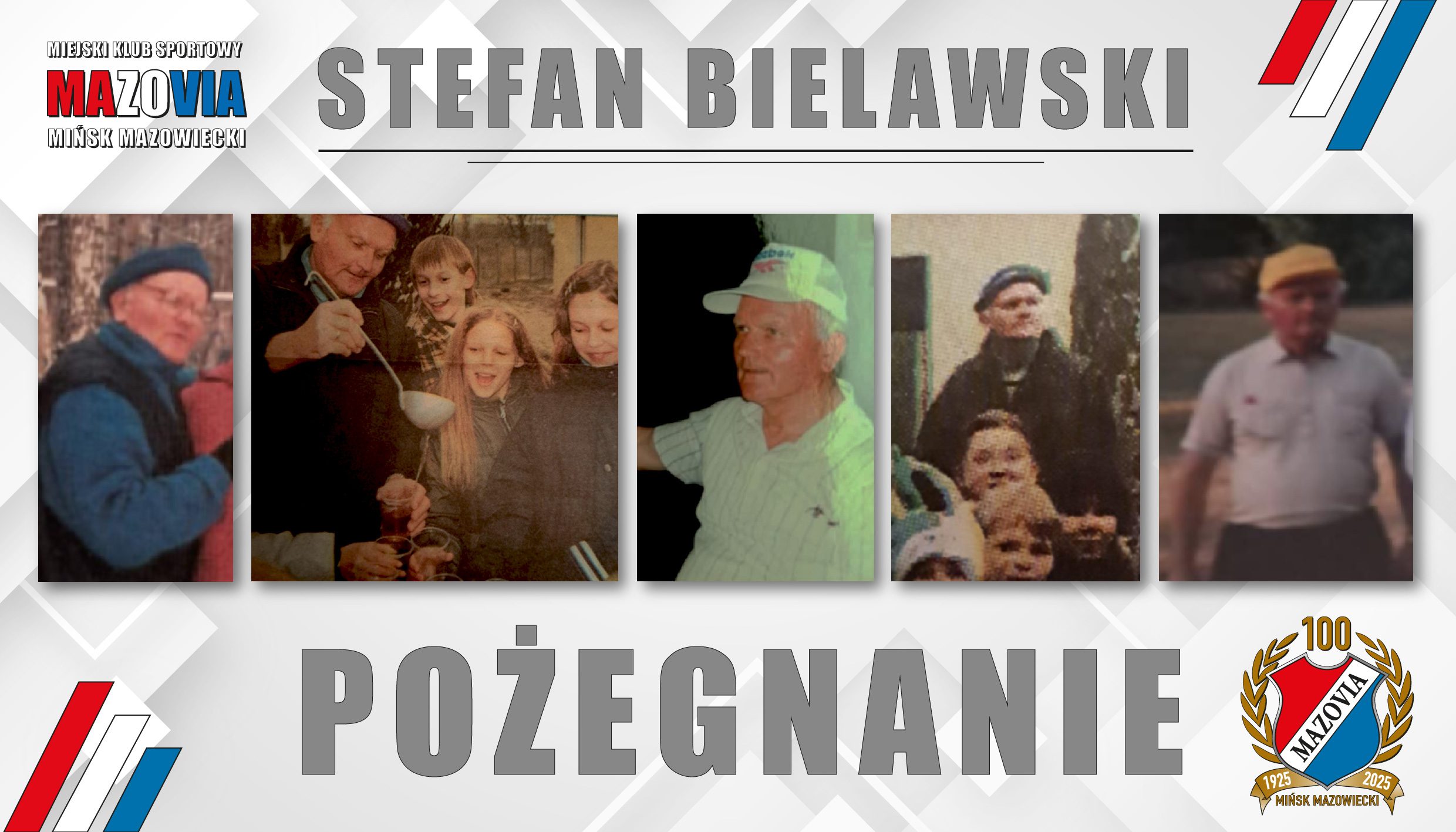 Rodzina, znajomi i przyjaciele z MKS Mazovia pożegnali śp. Stefana Bielawskiego