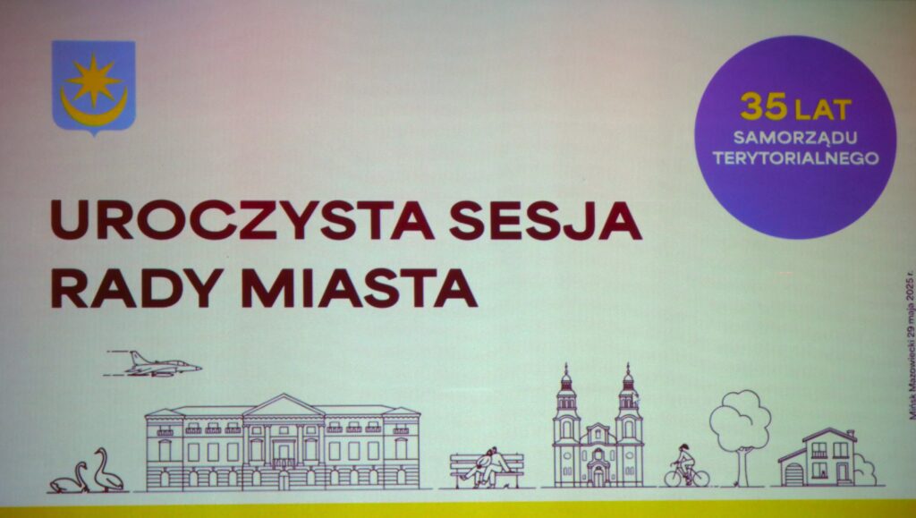 Dwa tytuły „Zasłużony dla Miasta” przyznane Mazovii podczas Uroczystej Sesji Rady Miasta Mińsk Mazowiecki 1 Ses 0