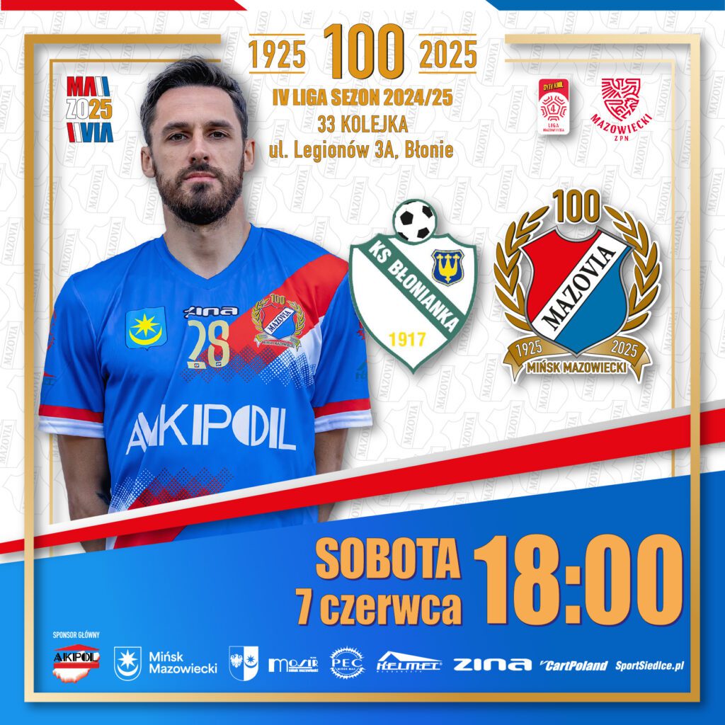 "Duma Mińska" walczy o 3 ligę, Patryk Zych o króla strzelców 1 33 Blonie LED
