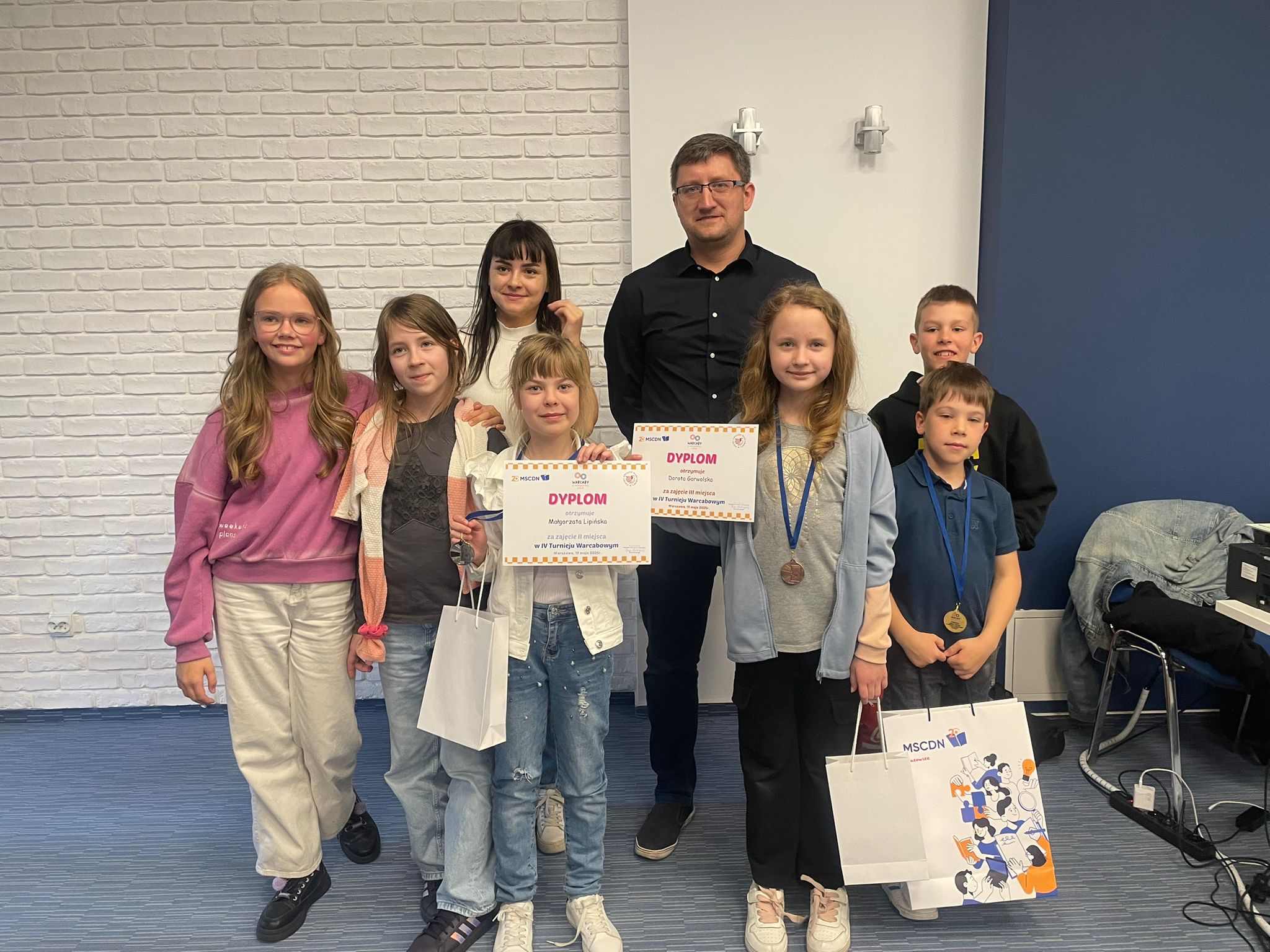 Sukcesy młodych warcabistów Mazovii w Lipnie