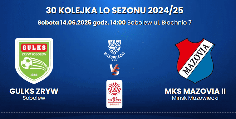 Mistrzowska Mazovia II w odmłodzonym składzie w Sobolewie