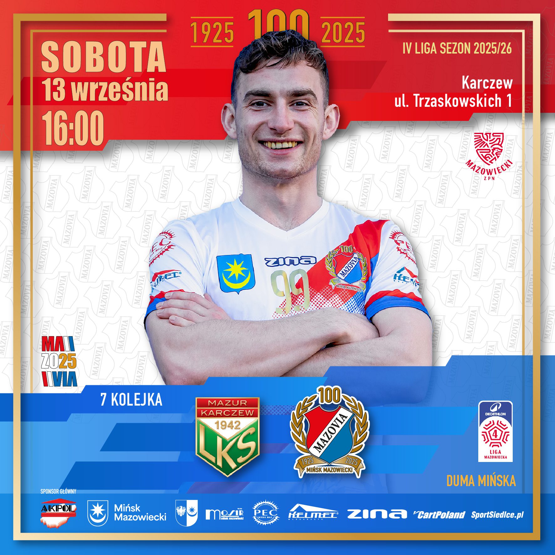 Mecz przyjaźni z Mazurem, ale… bez sentymentów
