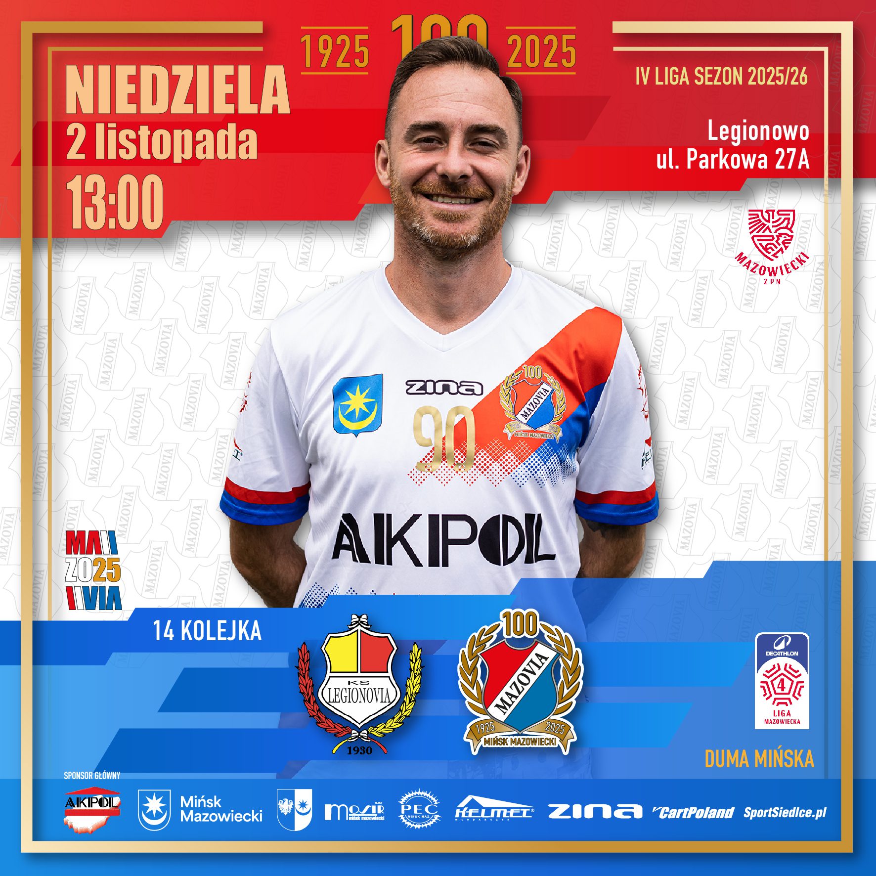 Pierwsza listopadowa niedziela z Mazovią w Legionowie i Żyrardowie