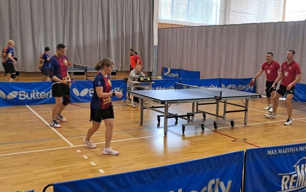 Tenis stołowy. Mazovia wygrała z Budowlanymi 9:1 1 Liga1