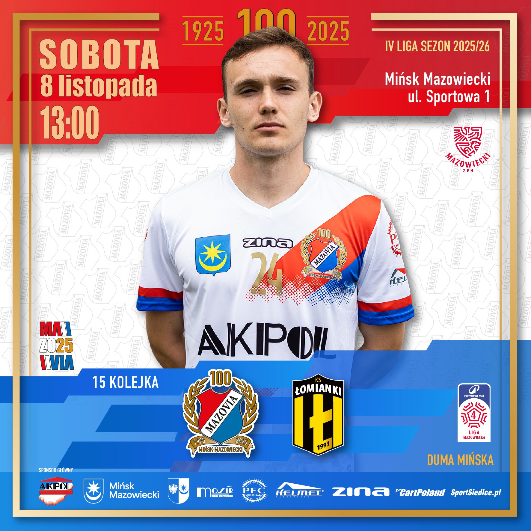 Najbardziej nieobliczalny beniaminek przyjeżdża do Mińska Mazowieckiego