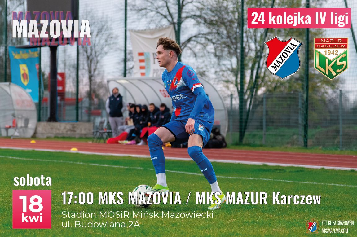 Niemal w pełnym składzie Mazovia na mecz z Mazurem
