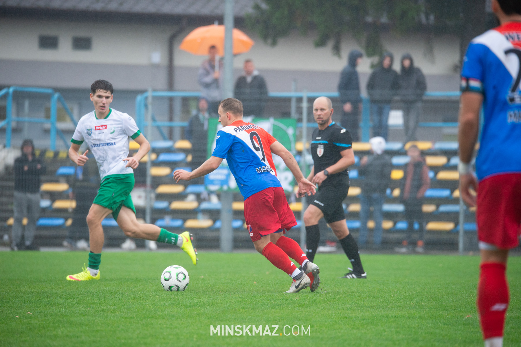 Rafał Parobczyk 13. piłkarzem Mazovii z golem w III lidze